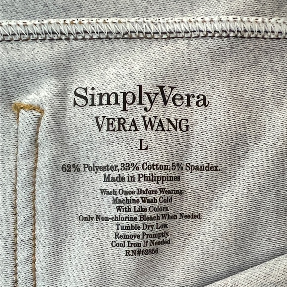 NWOT SIMPLY VERA Jeggings - Size L - Picture 11 of 12